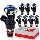 Upgraded 4 Holes Gas Fuel Injectors Compatible With 1999-2006 Chevy 17113553