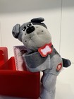Pound Puppies Cutie Cuff Cuffs Plush Gray Beagle Snap Bracelet
