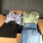 Wholesale Lot Of 100 Mixed Clothing Men s  Womens  Kids Shirts Shorts Jeans