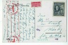 Pair 1941 Slovakia Czechoslovakia Ppc To Vienna Wwii Censored With Labels
