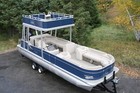 New-2585 25 Ft Funship Pontoon Boat With New 115 Mercury