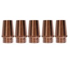 Mig 24ct62s Welding Nozzles 5 8  For Tweco 3   4 Lincoln Magnum 300-400 Pk Of 5