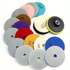 4 Inch Wet Dry Diamond Polishing Sanding Pads Discs Concrete Granite Glass Stone