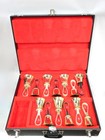 Malmark 3 Octave Handbell Set C4   c7 W Cases  plus 10 Duplicate Bells 