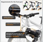 2-in-1 Bike Front Pet Basket Detachable Handlebar Bag For Dogs  5kg Load Limit