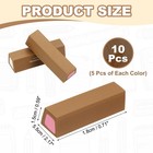 Pencil Erasers Rubber  10 Pcs Art Eraser Scented  Dark Brown dark Pink white
