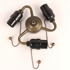 Sc08 E26 Light Socket Cluster With Pull Chain Switch And Electrical Wiring Ac   