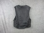 Icon Regulator Vest Mens Large Xl Black Leather D30 Swat Biker Street Motorcycle
