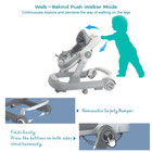 Xjwc Ubravoo Foldable Activity Walker toddler Baby Push Walker