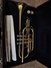 Vintage Holton C602 Usa Bb Cornet  With Hard Case   Guide