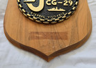 Vintage Us Navy Uss Jouett Cg-29 Brass Wall Plaque