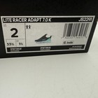 Adidas Lite Racer Adapt 7 0 K Shoes Kids Size 2 Black Purple Running Js2291