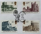 Gb Qeii 1992 Castle High Values Benham Fdc Caernarfon Gwynedd Shs Cat   45