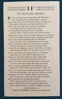 1920 David C Warner For Sheriff Flyer  If Poem By Rudyard Kipling Columbus Ohio