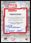 2022-23 Ud Annual Marvel Sketch By Rhiannon Owens Ultimate Spidey Black Suit 1 1