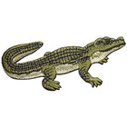 Alligator Applique Patch - Crocodile Embroidered Animal Badge 3 25   iron On 