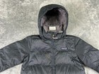 Patagonia Down Parka Puffer Girls Jacket Small Blue Navy Insulated Hooded