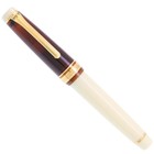 Sailor Wancher Professional Gear 21k Fountain Pen Cafe Latte Brown Mf Nib