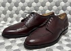 Alden 964 Norwegian Blucher Men s 10 C e Split-toe Burgundy Leather Dress Shoes