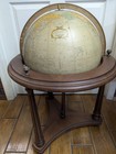 Antique Replogle 16  Diameter World Heirloom Globe On Wood Base