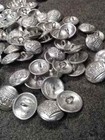 Wwi German Overcoat Button 1915 In Silver  Unpainted 22mm Buttons By The Each