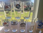 Denver Broncos  Colorado Avalanche rockies  Sports Teams Pint Glasses  Lot Of 8