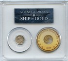 1853-o 10   Seated Liberty W gold Pinch   Ss Central America Ship Of Gold   Pcgs