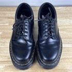 Dr  Martens Shoes Black Leather 8053 Quad Leather Platform Oxfords Ladies Size 8