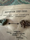 Vintage Souvenir Copper Ore Card From Inspiration Arizona  Usa  Rare