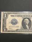 1923 Horseblanket Silver Certificate Circulated Blue Seal One Dollar Large Note