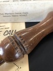 Vintage Ken Martin Goose Call Horseshoe Lake Salmon Id   Box   Insert 