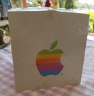 Apple Computer Rainbow Logo Paper Note Cube  Sealed Rosa s Office Equipment