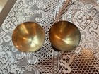 Vintage Lot Of 2 Salem Silverplate Goblets Made In Portugal Needs Polished