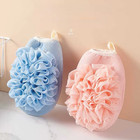 2 In 1 Exfoliating Gloves Body Cleaning Bath Flower Bathroom Shower Ball Body Sc