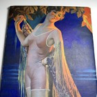Original Pin Up Flapper Girl Art Pin Up Gene Pressler Art Deco Candy Box Lid