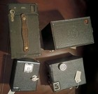 Lot Of 3 Vintage Kodak Brownie Box Cameras Un-tested 