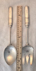 Gorham Sterling Silver Hollow Handled Aesthetic Salad Serving Set L Mono 11 