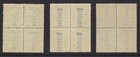 Andorra  1929  Scott  15  17  18  Blocks Of 4  Mint  Never Hinged
