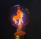 Vintage Aerolux Horses Figural Light Bulb   Working