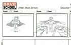 Mark Simon Hand Drawn Production Lego X-men Apocalypse Storyboard Page  ms