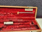 Antique Vintage Wt Armstrong Elkhart Silver Plated Flute  43074 Needs Work