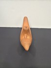 Vintage Swedish Lerg  k Clay Bird Whistle Ocarina Folk Art Terracotta