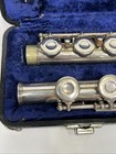 Vintage Wt Armstrong Elkhart  Indiana Silver Flute Model 104 With Case