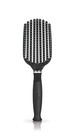 Premium Tangle Detangling Hair Brush Soft Nylon Bristles Wet Dry Use Black Usnew