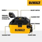 Dewaltdxv04t  4 Gal  5 0 Hp Poly Wet dry Vacuum With Hose And Accessories- New