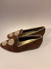 Vintage Milano Brown Suede Loafers Size 9
