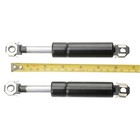Hood Lift Support 2pcs Front Side Struts Black Finishing Rolling Seamless Tube