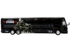 Mci J4500 Bus  arrow Stage Lines-veteran Strong  1 87 By Iconic Replicas 87-0511