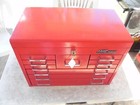 Vintage Mac Mb510 10 Drawer Flip Top Chest Red 26   Wide 1 Key Usa  rare 