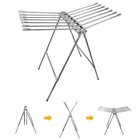 Portable Laundry Clothes Storage Drying Rack Foldable Dryer Hanger Heavy Duty